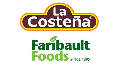 La Costeña logo and Faribault Foods logo