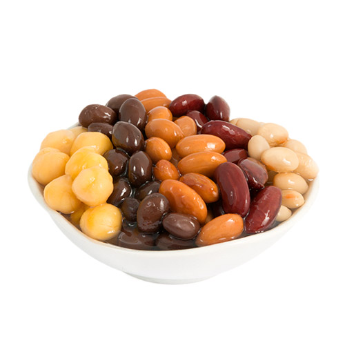 Small bowl of variety beans