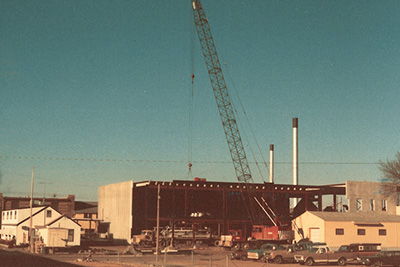 Building being constructed